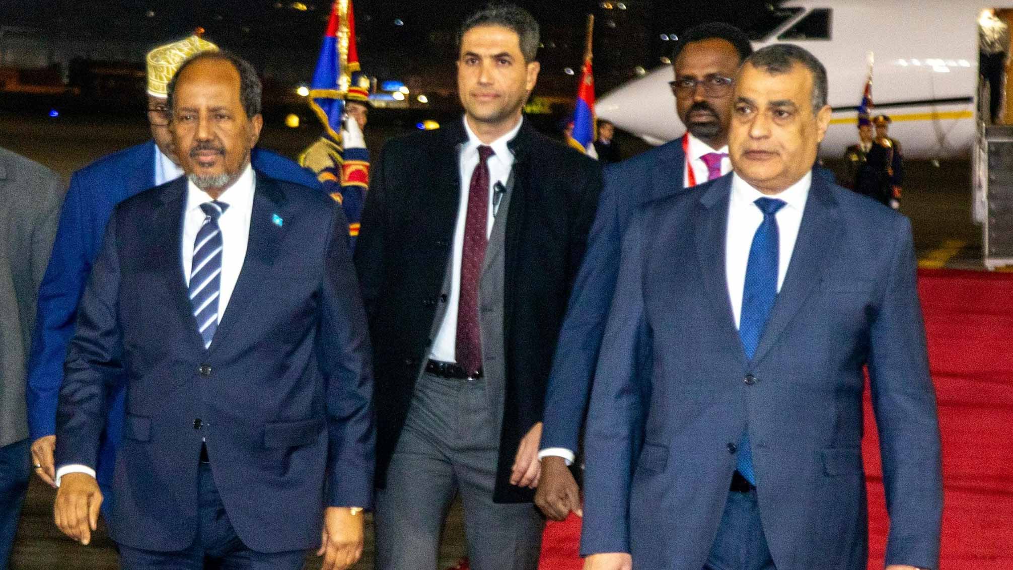 Somalia’s president arrives in Egypt for official state visit 