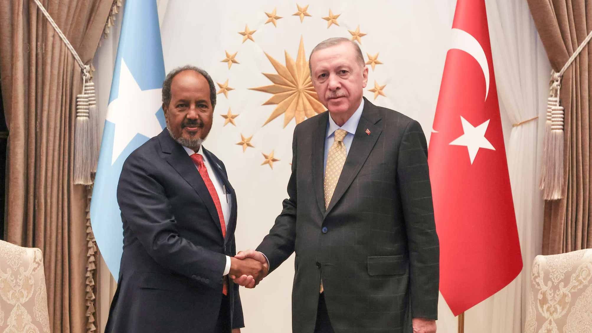 Turkish president hosts separate meetings with Ethiopia and Somalia leaders 